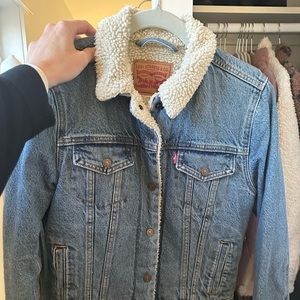 Levi’s Vintage Sherpa Trucker Denim Jacket